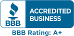 BBB Accredited Business - A+ Rating